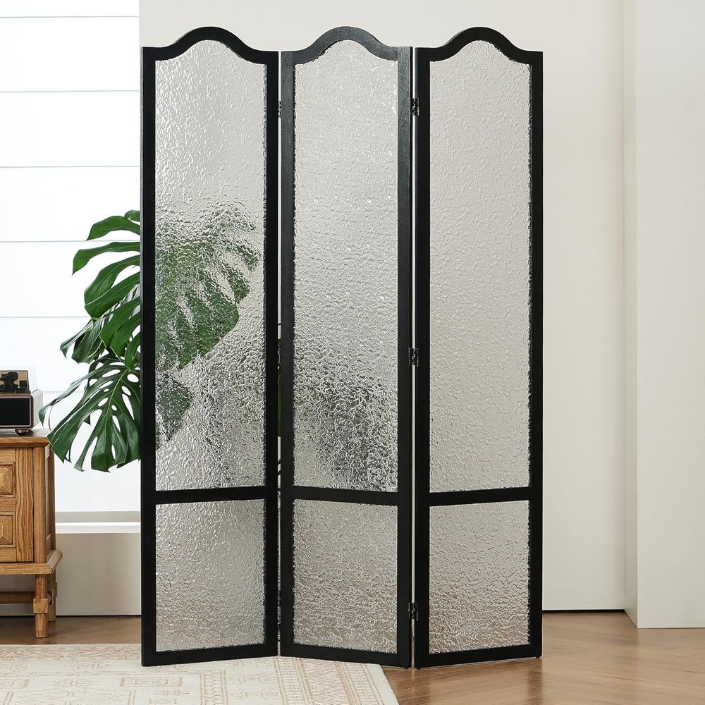 Room Divider Screen - Divisorio in acrilico nero a 3