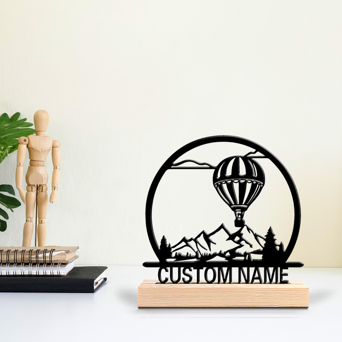 Home Decor Com - 1 pz. Statuetta in latta personalizzabile