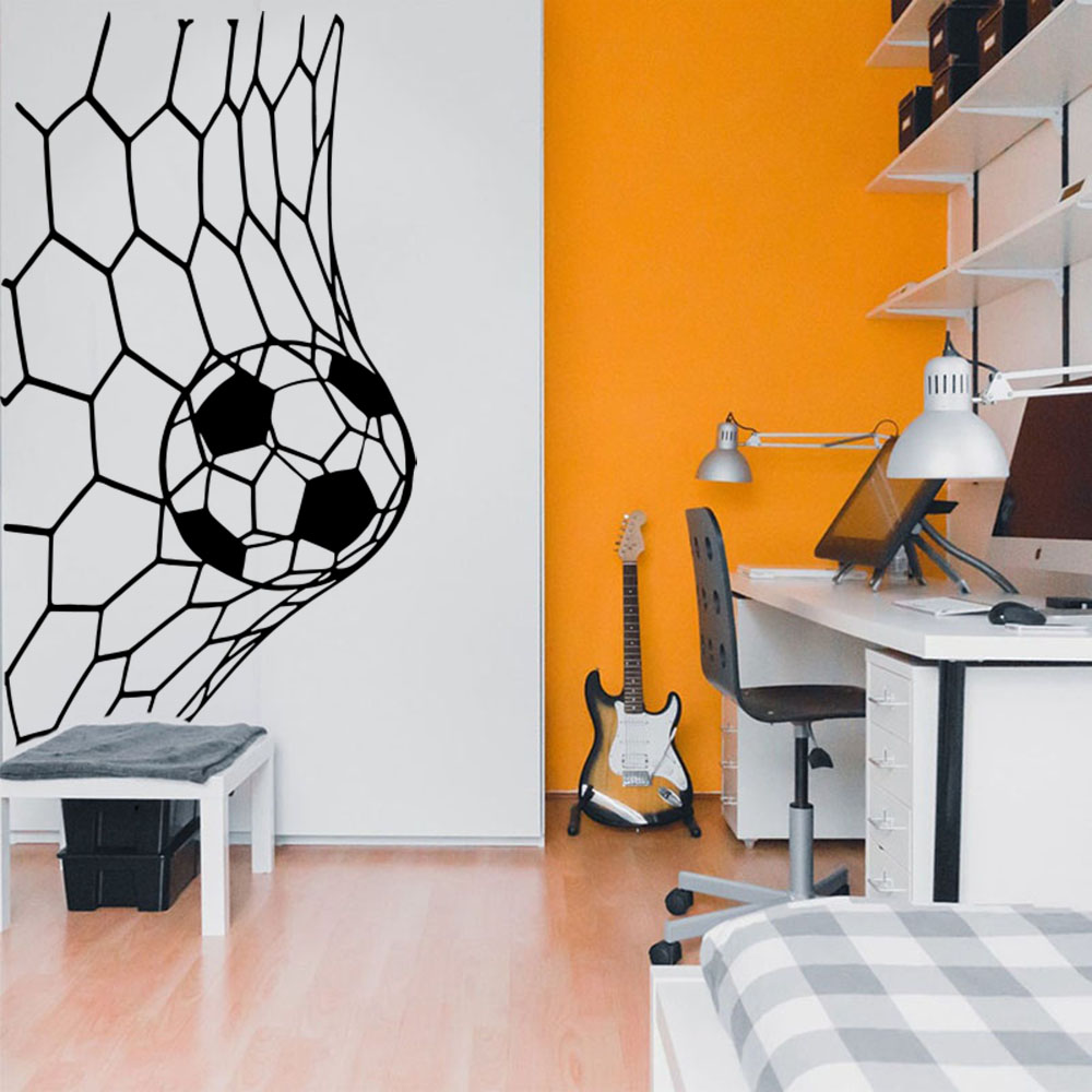 Home Decor Online Free - Grande adesivo da parete Soceer Goal
