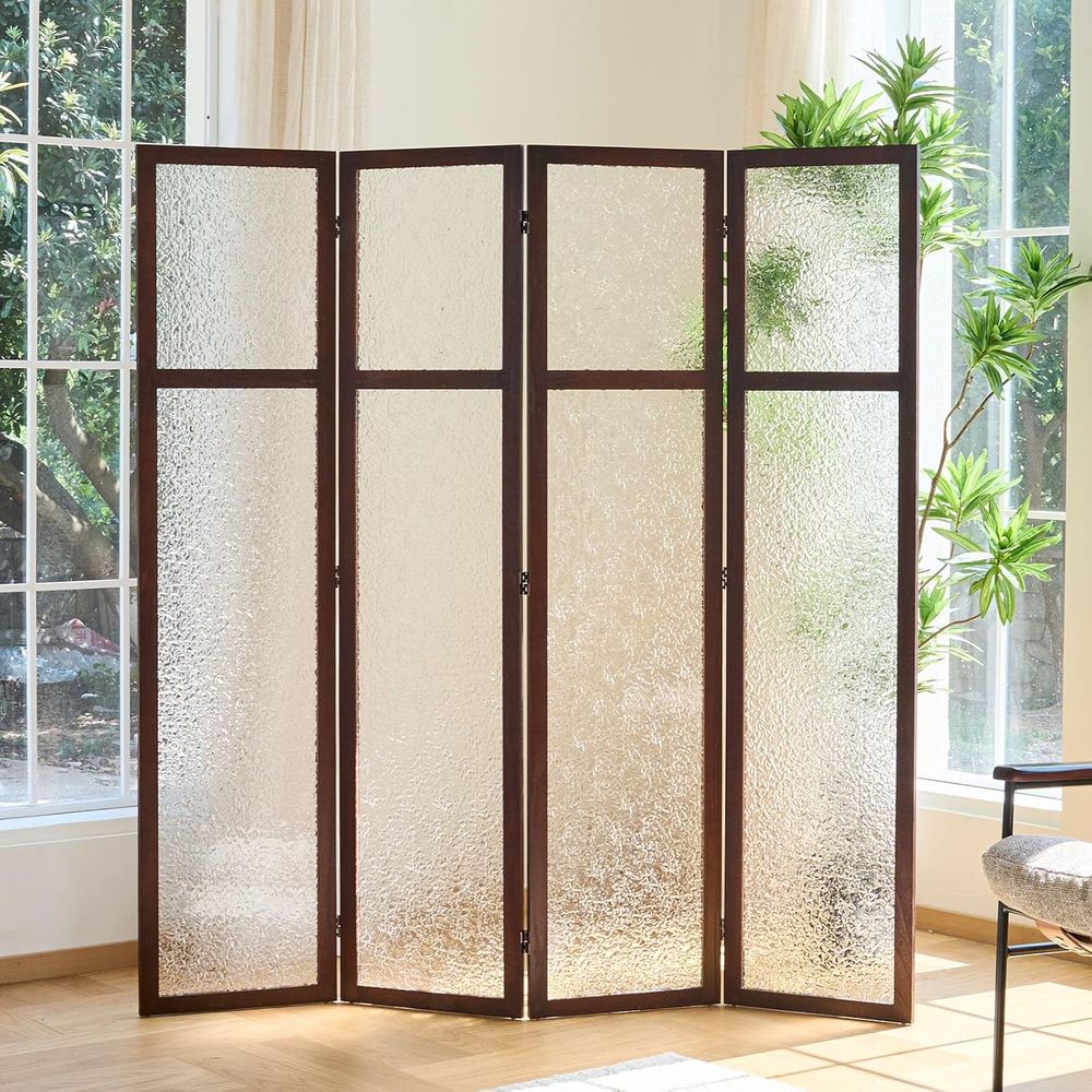 Room Divider Screen - Divisorio Pieghevole in Acrilico a 4
