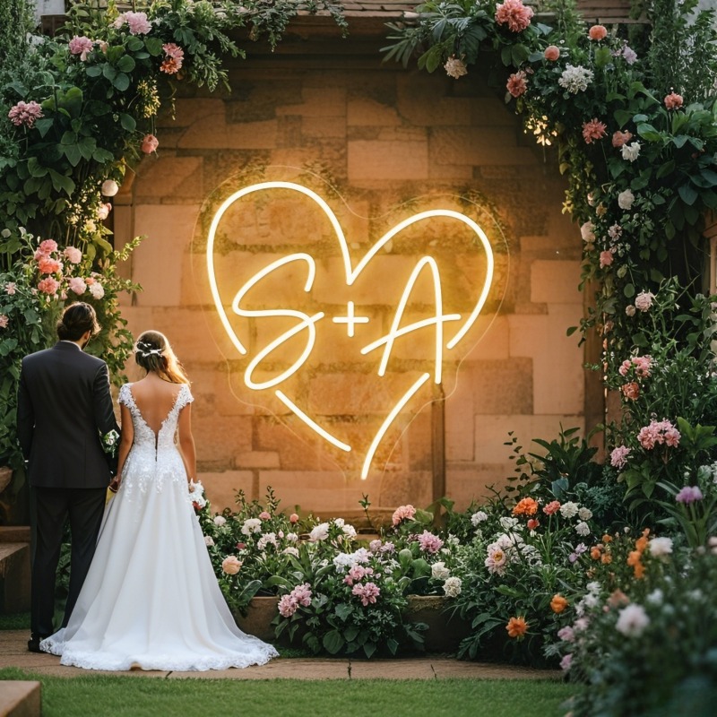 Home Decor For Wedding - Insegna al neon a LED con