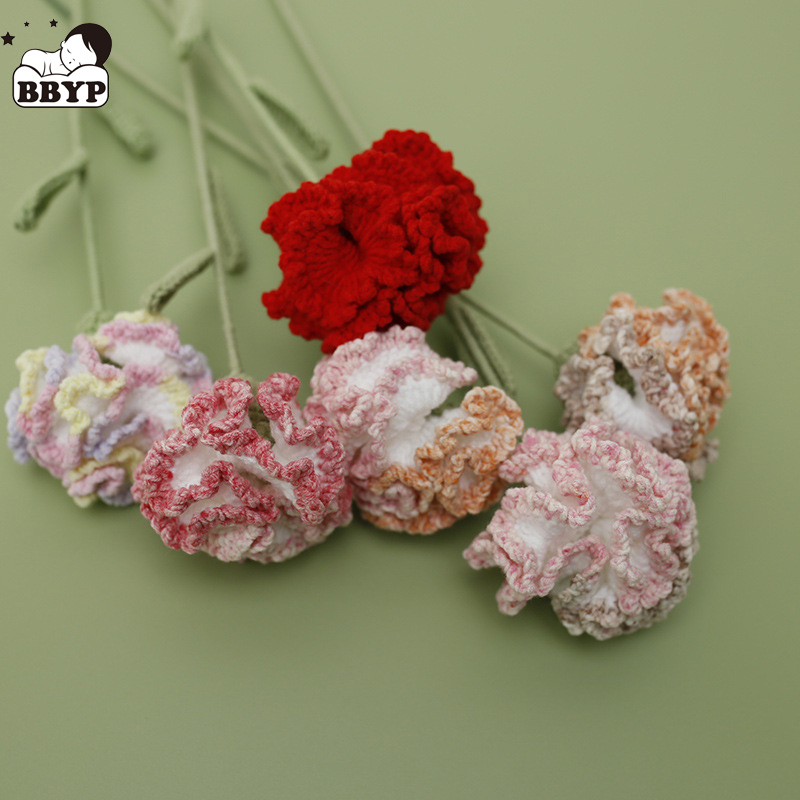 Yarn Home Decor - Amigurumi Filato all'uncinetto Garofano Decorazioni per