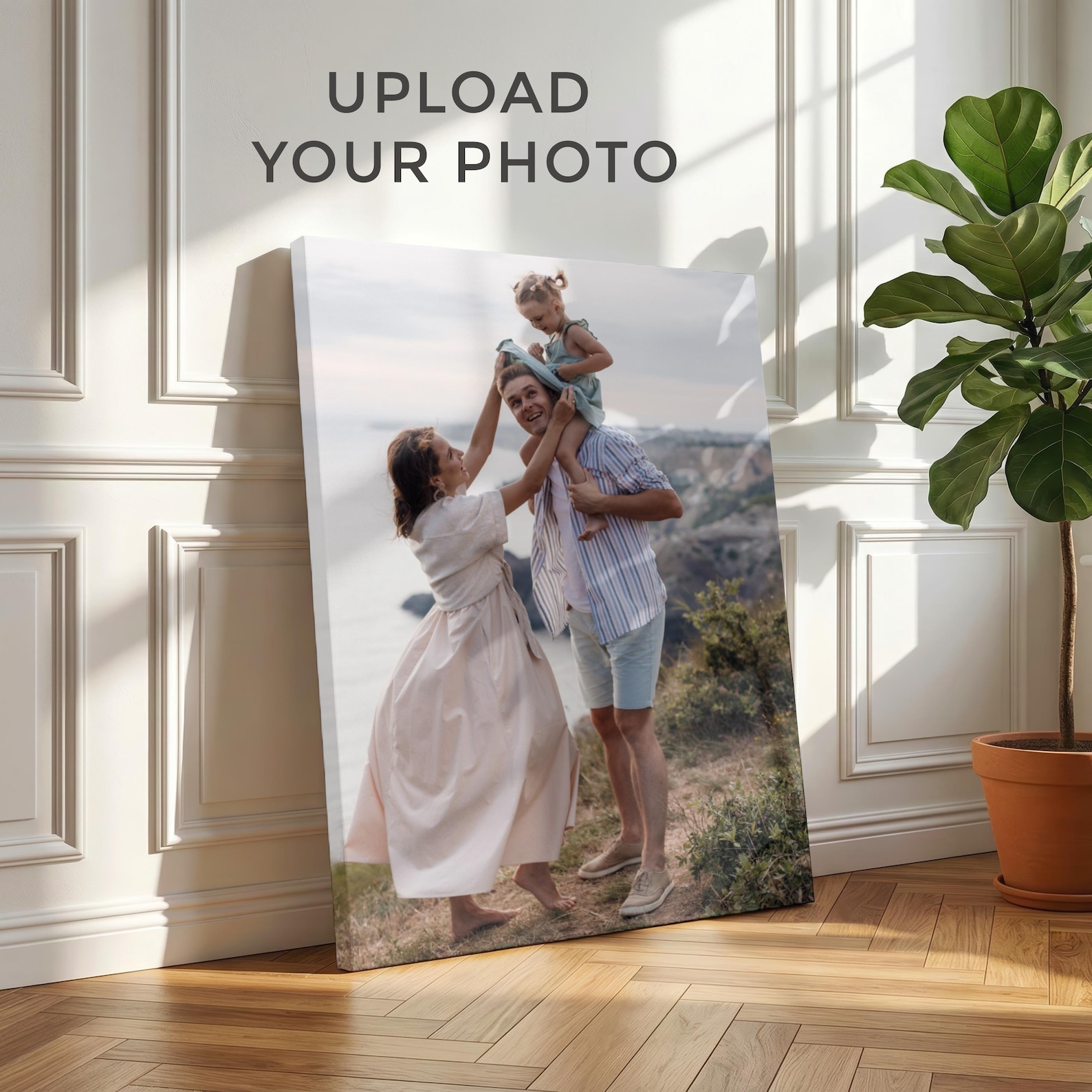 Home Decor For Wedding - Tela Fotografica Personalizzata, Arte Murale Familiare