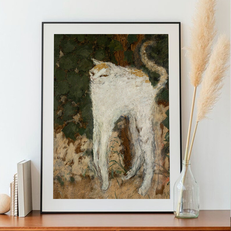 Home Decor Exhibition - Poster dell'Esposizione 'Le Chat Blanc' di