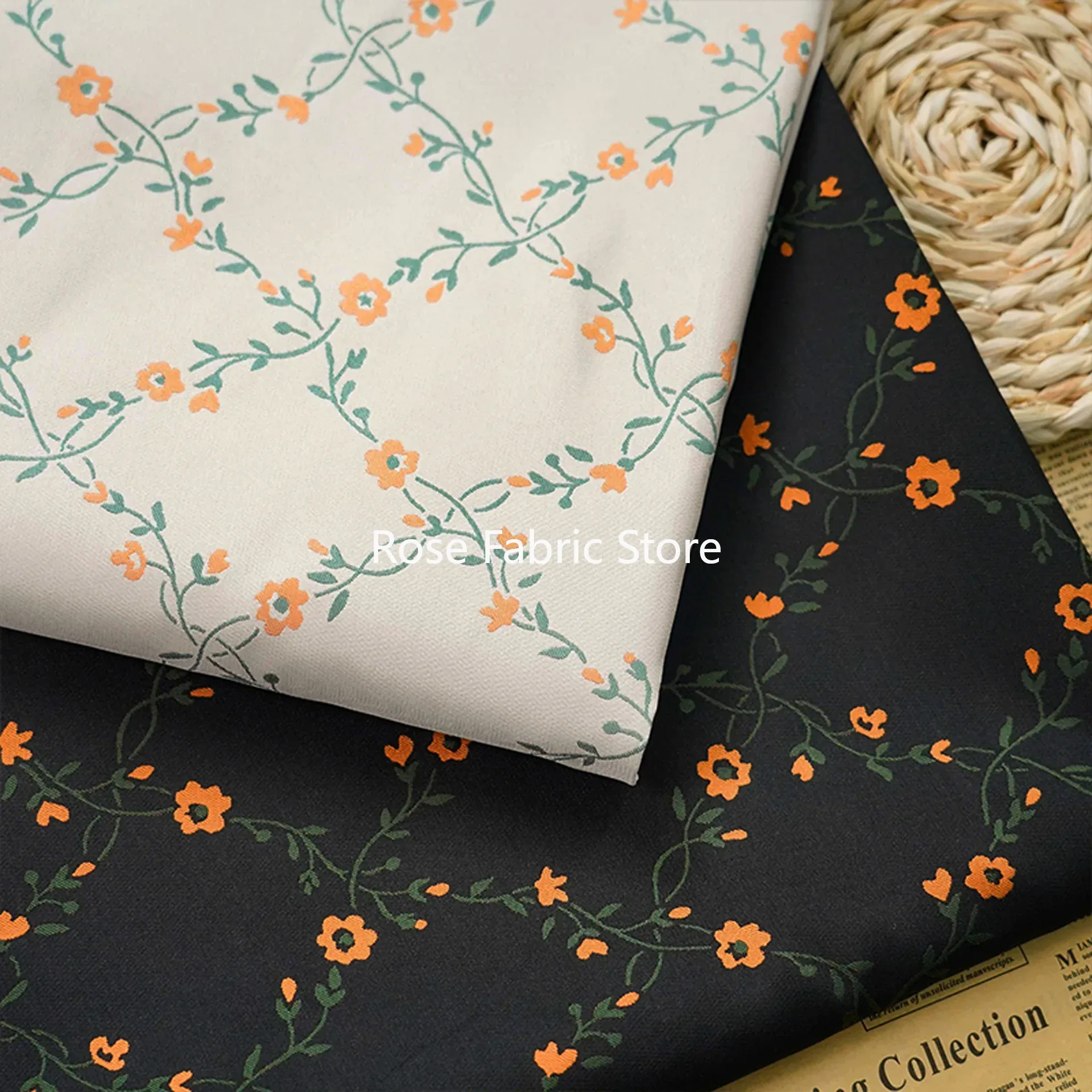 Yarn Home Decor - Tessuto jacquard tinto in filo di