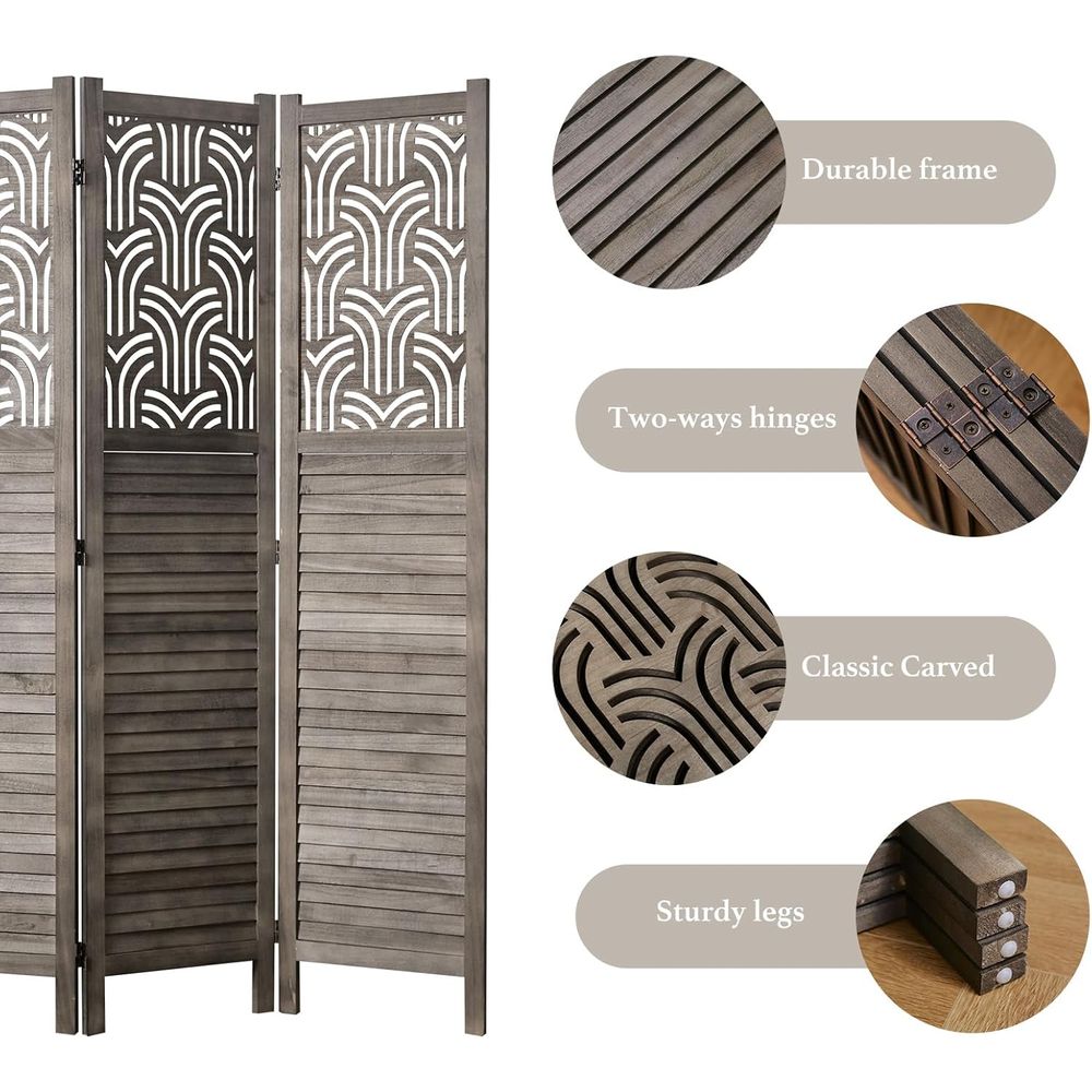 Divisorio in Legno Intagliato  - Room Divider Screen recensione e prezzo