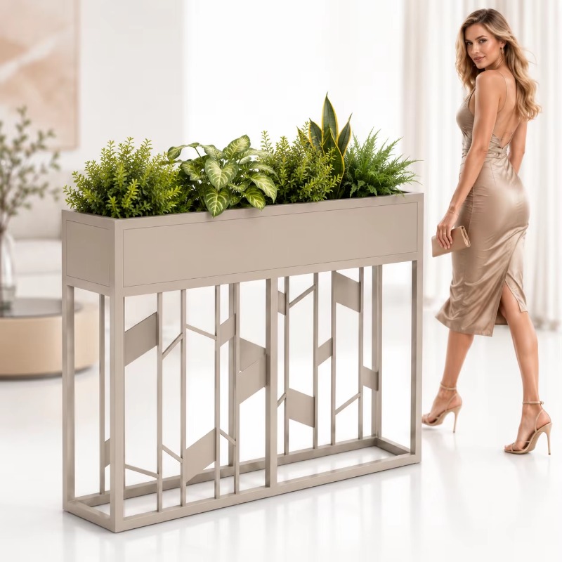 Fioriera in Metallo Nero Opaco - Room Divider Screen recensione e prezzo