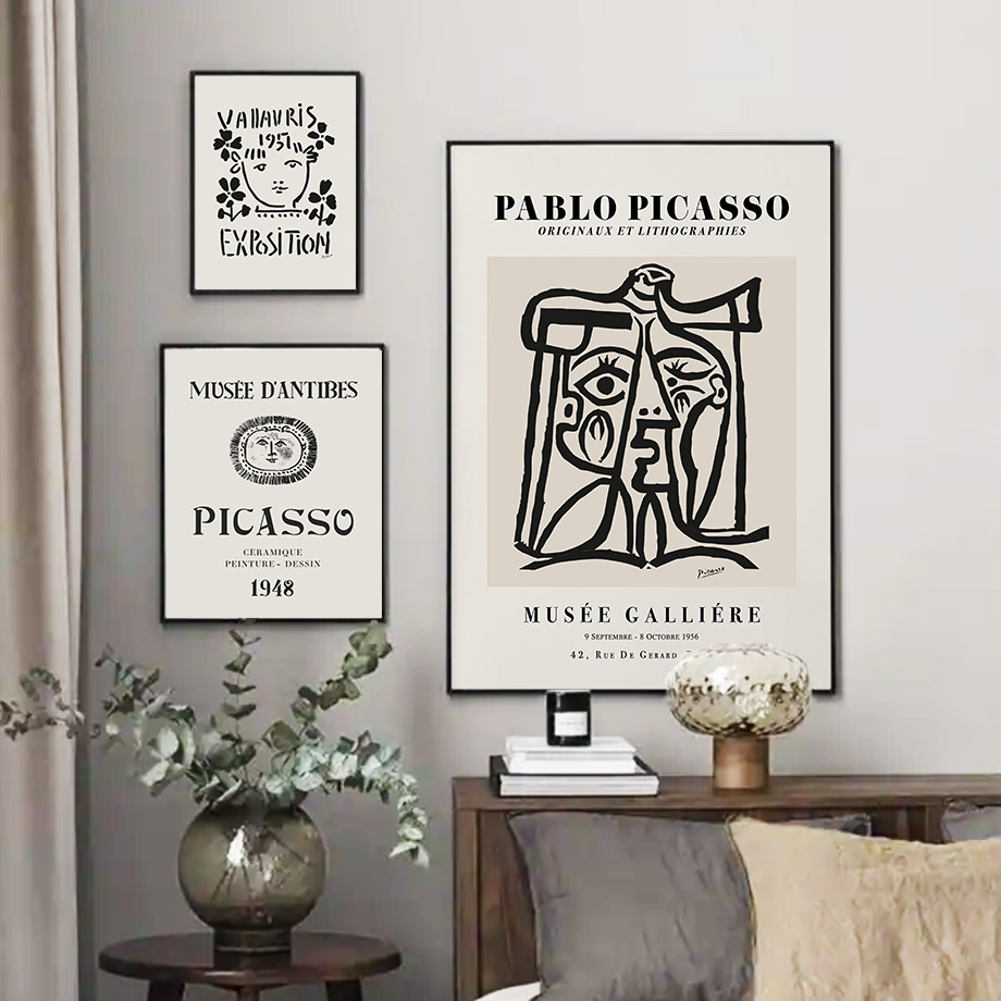 Picasso Line Cat Pigeon Girl P - Home Decor Exhibition recensione e prezzo