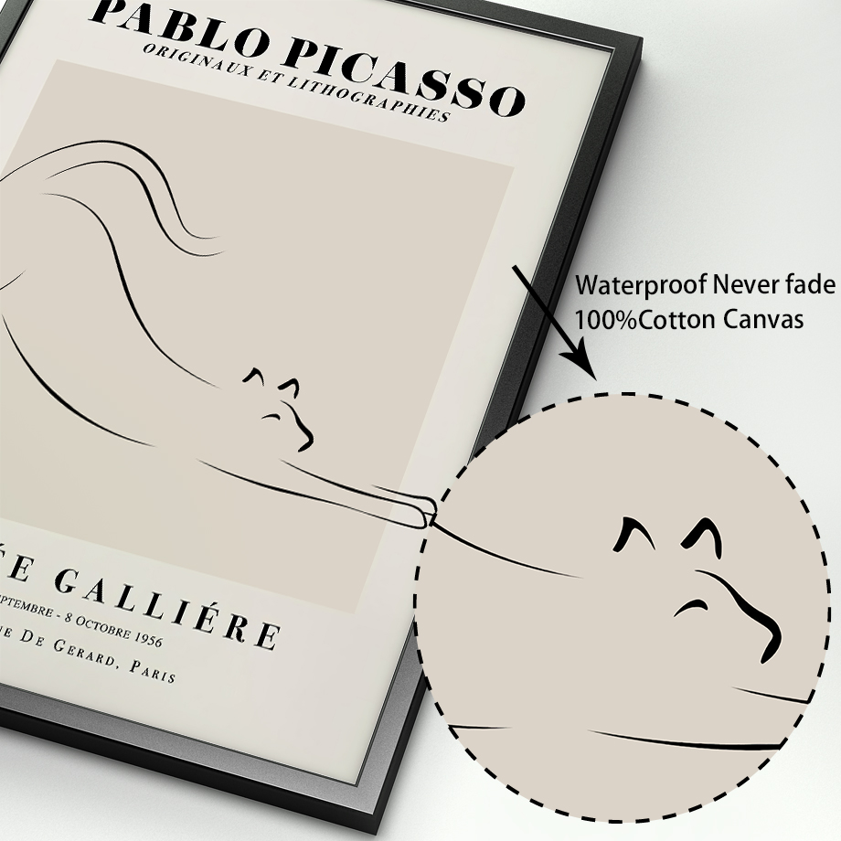 Picasso Line Cat Pigeon Girl P - Home Decor Exhibition recensione e prezzo