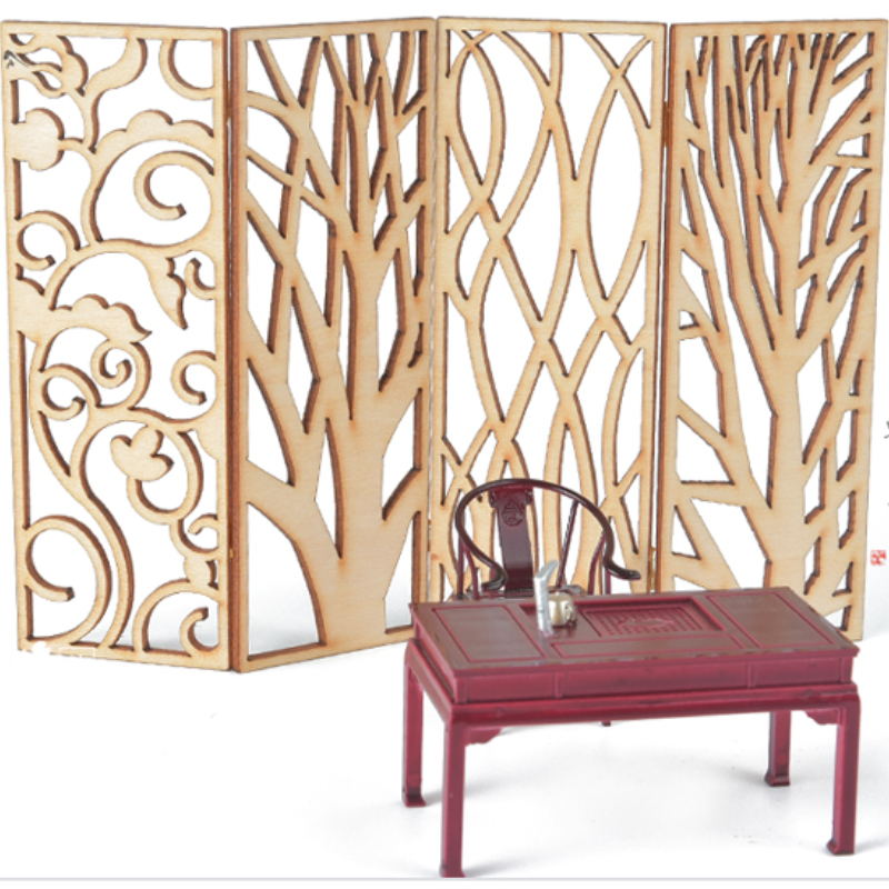 4 Pezzi Divisorio in Legno in  - Room Divider Screen recensione e prezzo