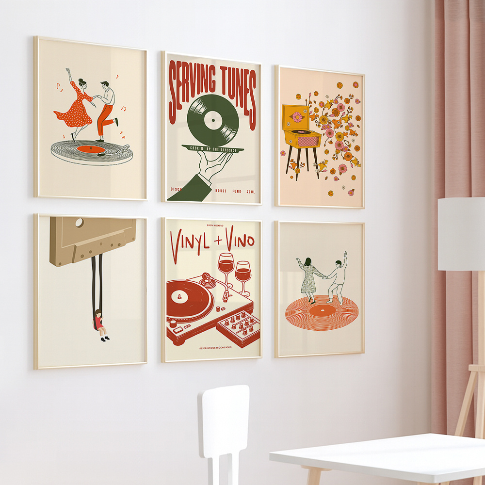 Poster su Tela Vintage con Tem - Home Decor Design Interior recensione e prezzo