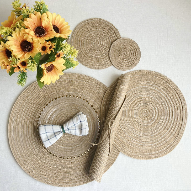 Set di 6 Sottobicchieri Rotond - Yarn Home Decor recensione e prezzo