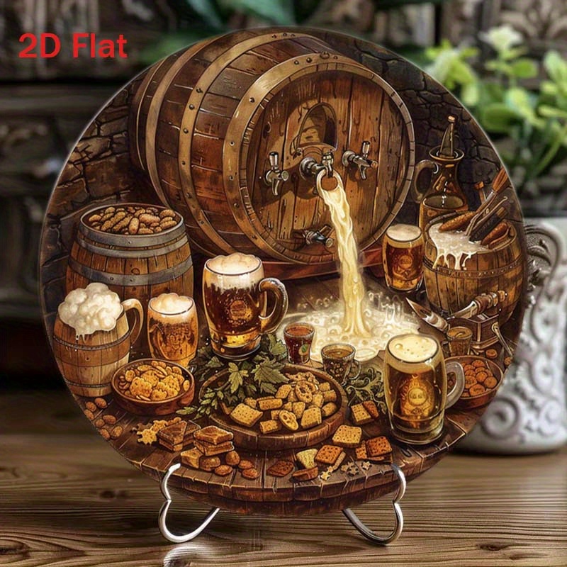 1 Pezzo Targa Rotonda 2D Piatt - Home Decor Outside recensione e prezzo