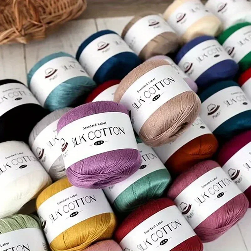 50g di pizzo di seta cotone la - Yarn Home Decor recensione e prezzo