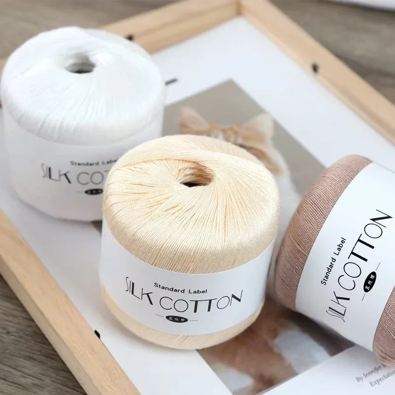 50g di pizzo di seta cotone la - Yarn Home Decor recensione e prezzo