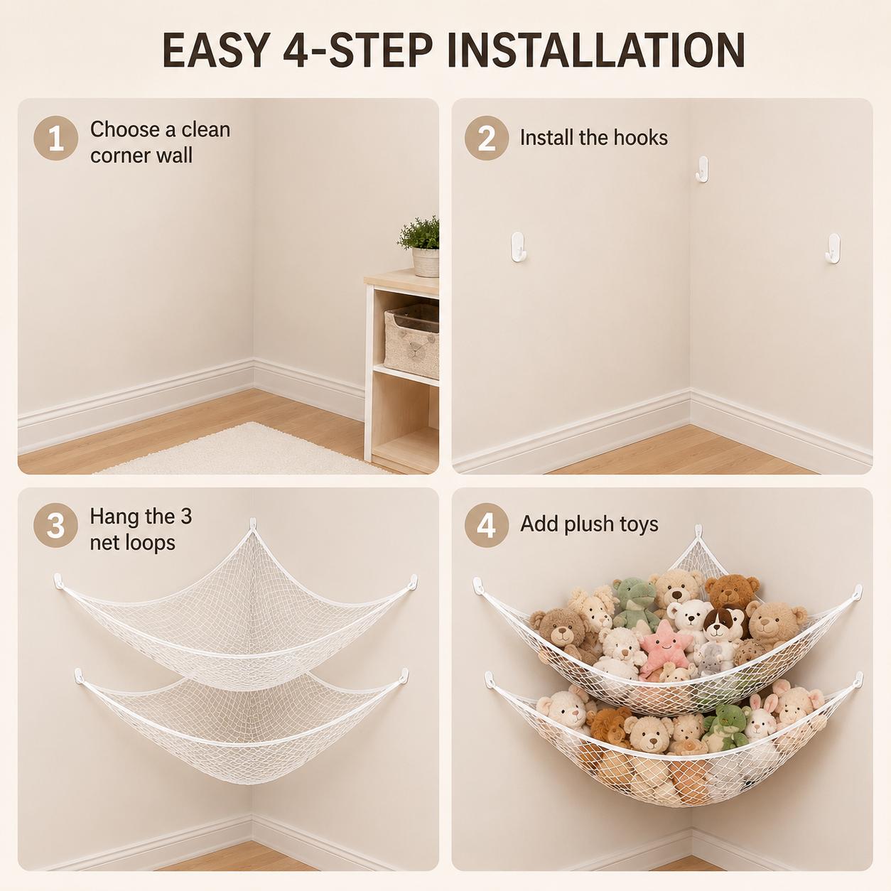 Amaca portaoggetti in rete per - Home Decor Com recensione e prezzo