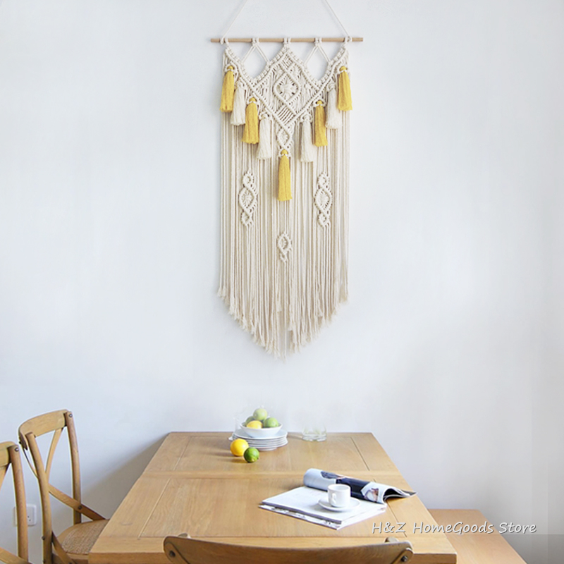 Macrame appeso a parete arazzo - Yarn Home Decor recensione e prezzo