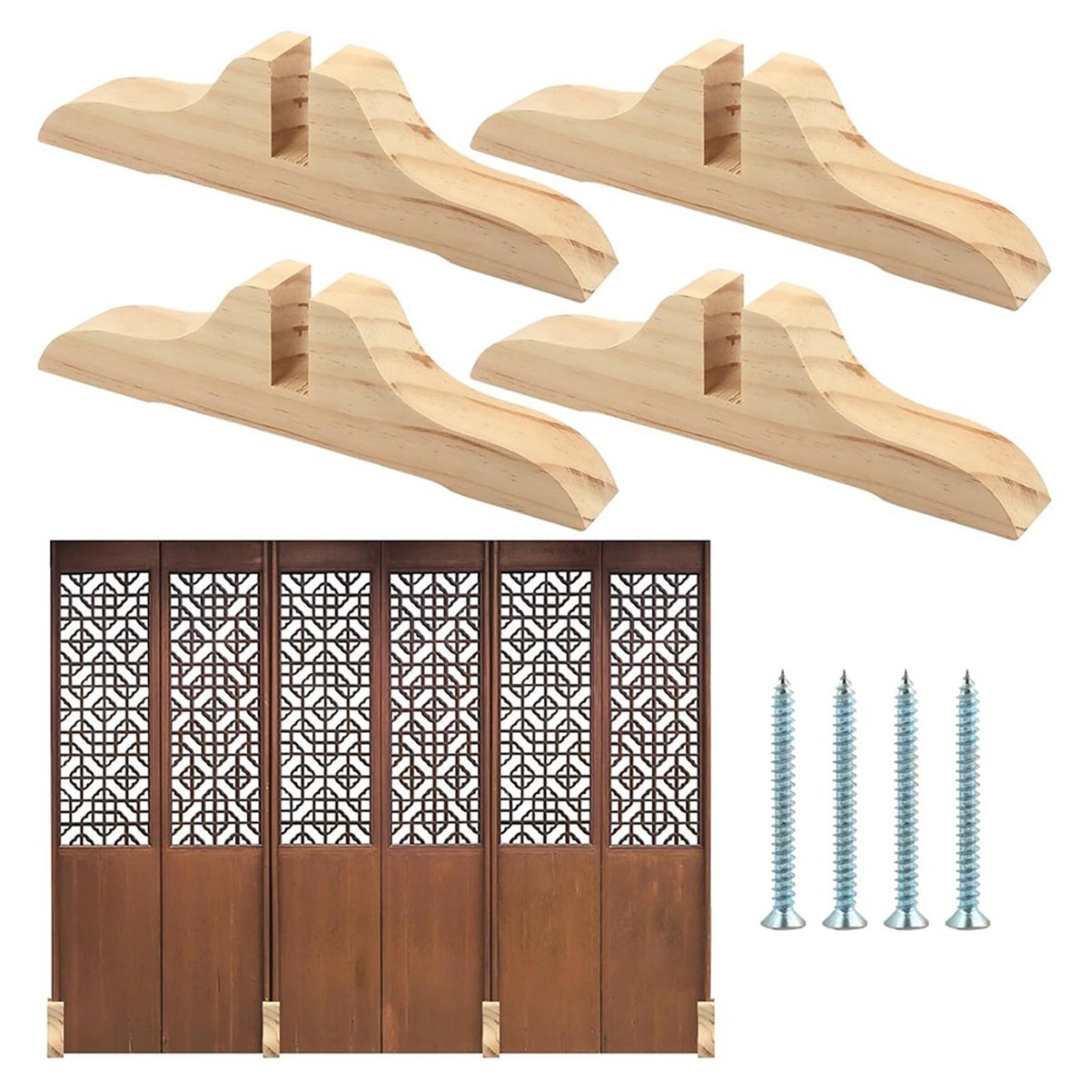 PHONE&GEAR Set di 4 Divisori p - Room Divider Screen recensione e prezzo