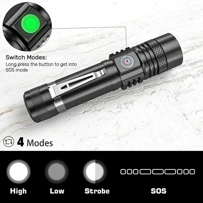 Torcia LED T6 Ricaricabile, To - Home Decor Outside recensione e prezzo