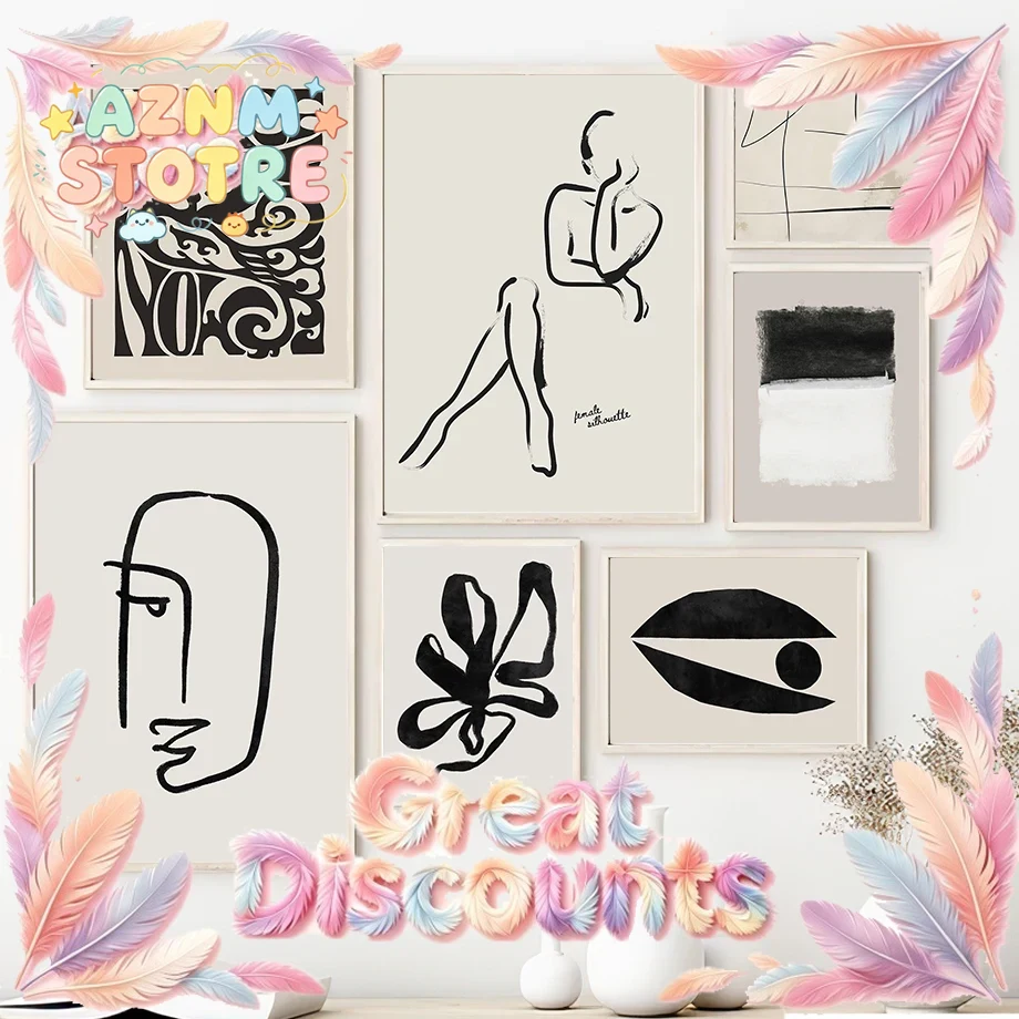 Poster Artistico Minimalista c - Home Decor Exhibition recensione e prezzo
