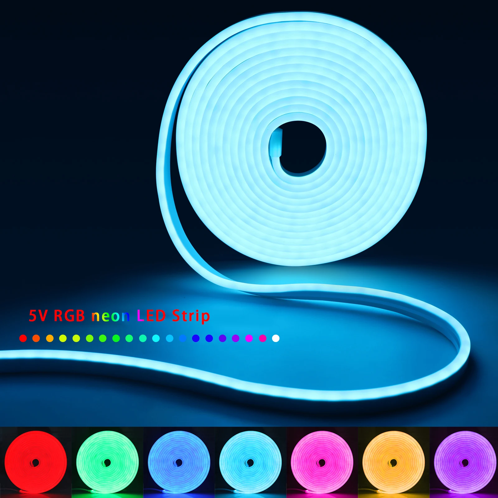 1-5m RGB LED Neon Strip Light  - Home Decor Com recensione e prezzo