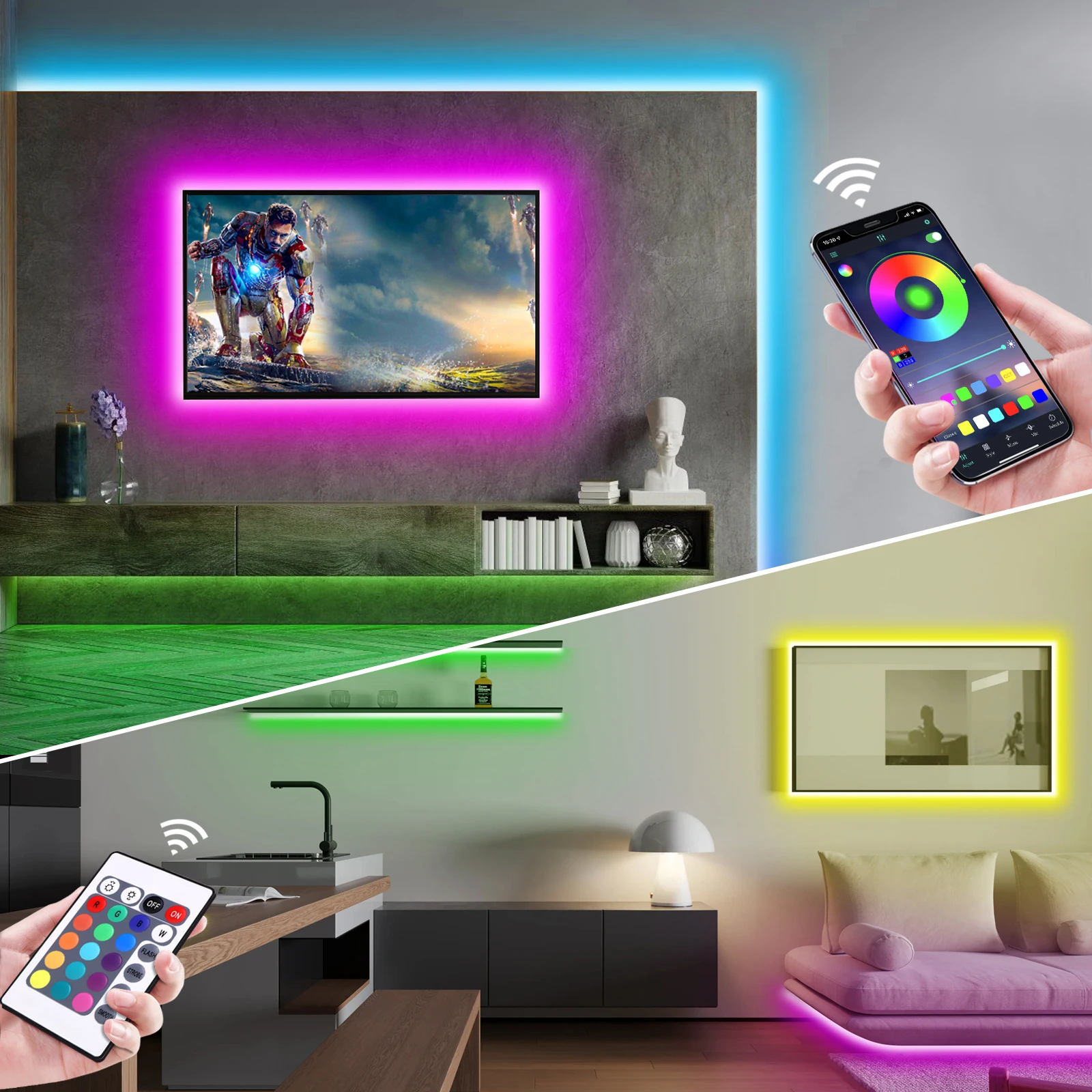 1-5m RGB LED Neon Strip Light  - Home Decor Com recensione e prezzo